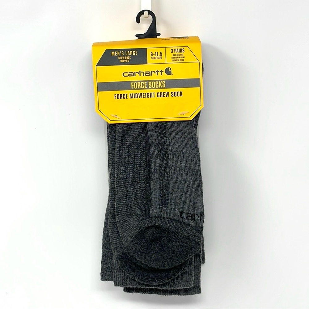 Carhartt Men’s Force Midweight Crew Socks